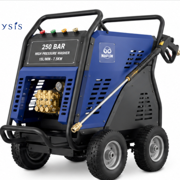Meysis HydroForce 250 Pro — 250 Bar Heavy-Duty High Pressure Washer with 7.5 kW Motor